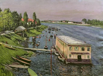 El pontón en Argenteuil, c.1886-87